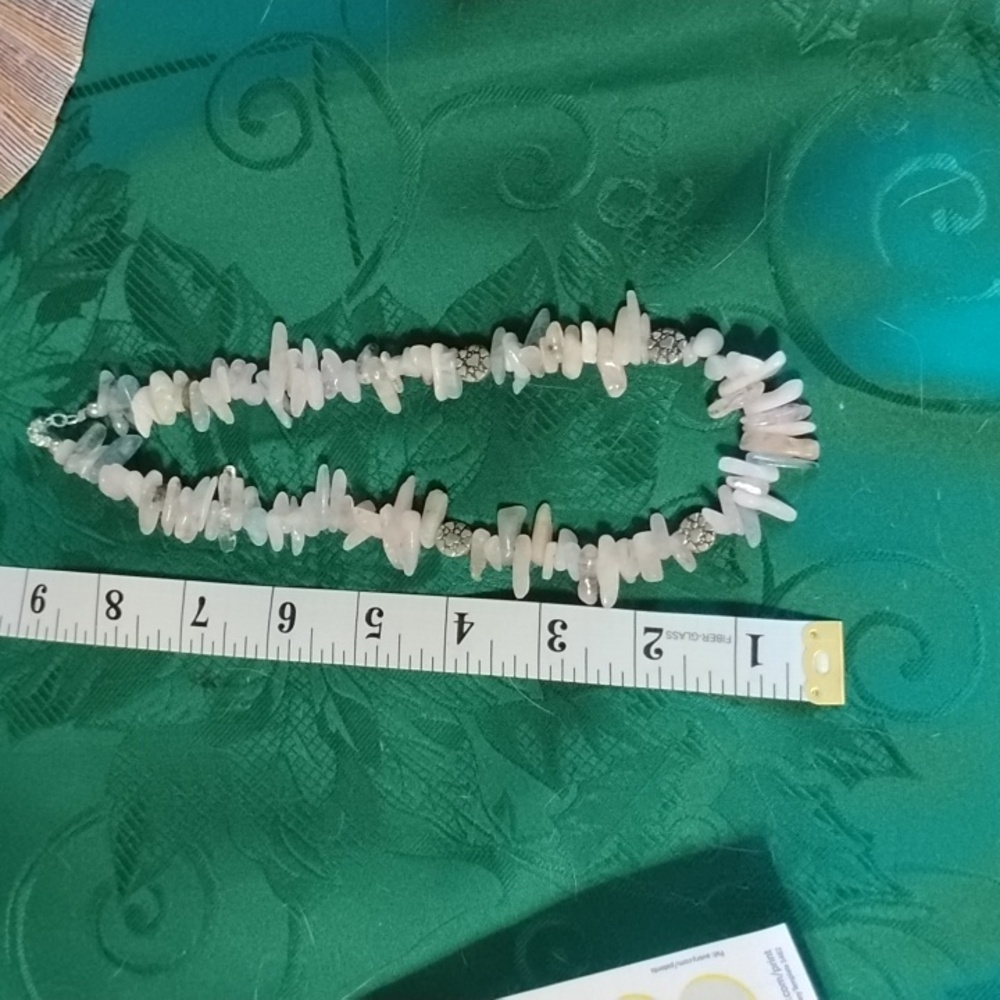 🩷Hand Crafted Beryl Multi-Color Pastel Stone Necklace(Morganite, Aquamarine🩷 - Picture 7 of 7